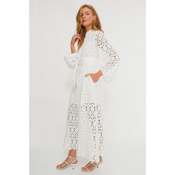 TUCKERNUCK White Lace Calliope Dress Size XL NWT Retail $328 Tuckernuck - Picture 4 of 8